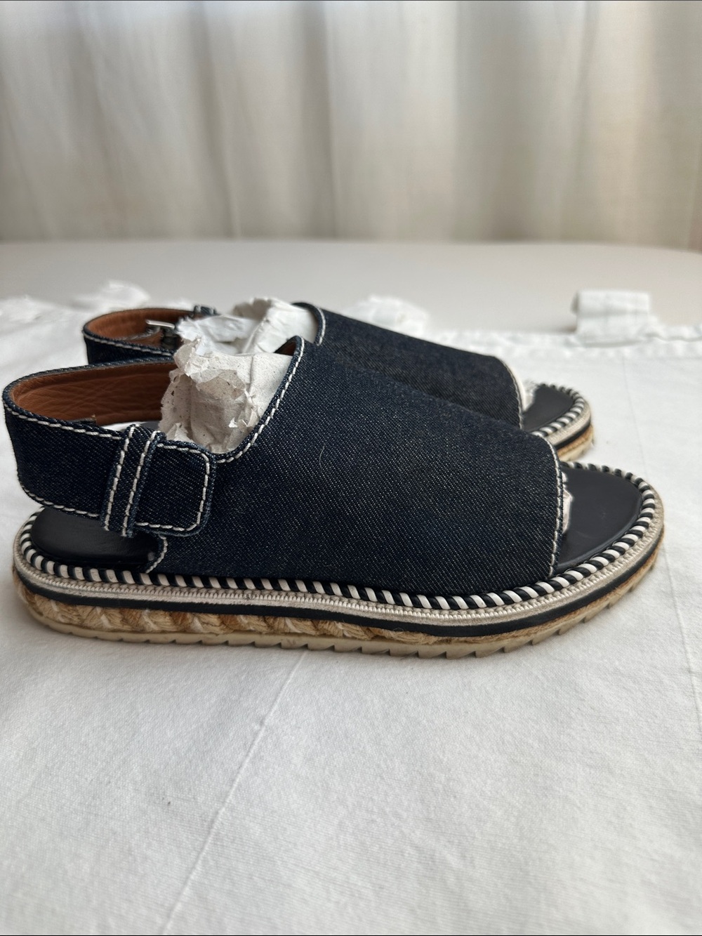 Givenchy Black and White Ribbed Rubber Sole Slide - Picture 6 of 7